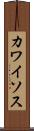 カワイソス Scroll