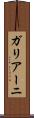 ガリアーニ Scroll
