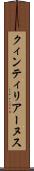 クィンティリアーヌス Scroll