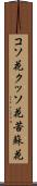 コソ花 Scroll