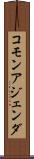 コモン・アジェンダ Scroll