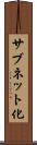 サブネット化 Scroll