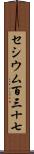 セシウム百三十七 Scroll