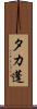 タカ蓬 Scroll