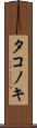 タコノキ Scroll