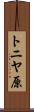 トニヤ原 Scroll