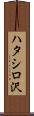 ハタシロ沢 Scroll