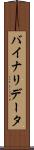 バイナリ・データ Scroll