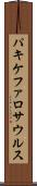 パキケファロサウルス Scroll