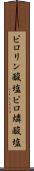 ピロリン酸塩 Scroll