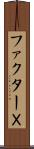 ファクターＸ Scroll