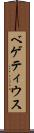 ベゲティウス Scroll