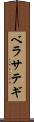 ベラサテギ Scroll
