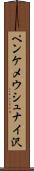 ペンケメウシュナイ沢 Scroll