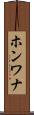 ホンワナ Scroll