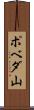 ポベダ山 Scroll
