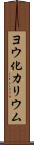 ヨウ化カリウム Scroll