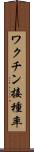 ワクチン接種率 Scroll