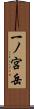一ノ宮岳 Scroll