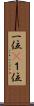 一位(P) Scroll
