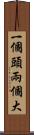 一個頭兩個大 Scroll