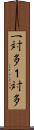 一対多 Scroll