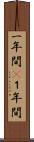 一年間(P) Scroll
