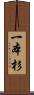 一本杉 Scroll