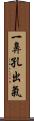 一鼻孔出氣 Scroll