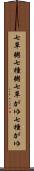七草粥 Scroll
