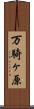 万騎ヶ原 Scroll