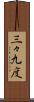 三々九度 Scroll
