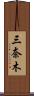 三奈木 Scroll