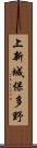 上新城保多野 Scroll
