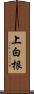 上白根 Scroll