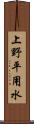 上野平用水 Scroll