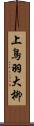 上鳥羽大柳 Scroll