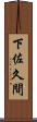 下佐久間 Scroll