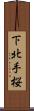 下北手桜 Scroll