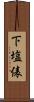 下塩俵 Scroll