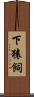 下猿飼 Scroll