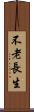 不老長生 Scroll
