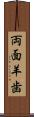 両面羊歯 Scroll