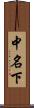 中名下 Scroll