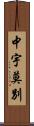 中宇莫別 Scroll