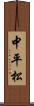 中平松 Scroll