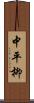 中平柳 Scroll