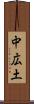 中広土 Scroll