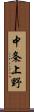 中条上野 Scroll