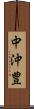 中沖豊 Scroll